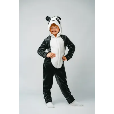 Кігурумі дитячий Dexter's panda 134 см Чорно-білий Кігурумі дитячий Dexter's panda 134 см Чорно-білий