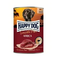 Вологий корм для собак Happy Dog зі страусом Sensible Pure Africa 400 г Вологий корм для собак Happy Dog зі страусом Sensible Pure Africa 400 г