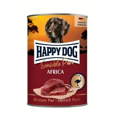Влажный корм для собак Happy Dog со страусом Sensible Pure Africa 400 г Влажный корм для собак Happy Dog со страусом Sensible Pure Africa 400 г