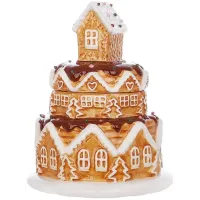 Емкость с крышкой BonaDi Gingerbread house для сыпучих продуктов 700 мл Разноцветный DP232108