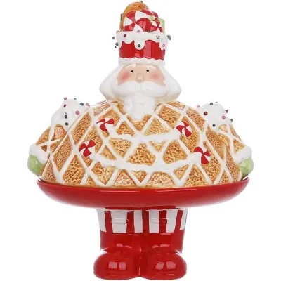 Ємність з кришкою BonaDi Gingerbread soldier для солодкого 21х17х26 см Різнокольоровий DP232114