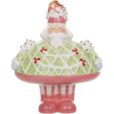 Ємність з кришкою BonaDi Marshmallow soldier для сладкого 21х17х26 см Різнокольоровий DP232115