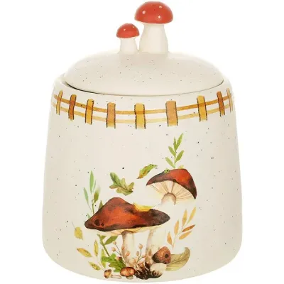 Ємність з кришкою BonaDi Mushroom glade для сипучих продуктів 900 мл Різнокольоровий DP232116