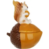 Емкость с крышкой BonaDi Squirrel with nut для сыпучих продуктов 600 мл Разноцветный DP232117