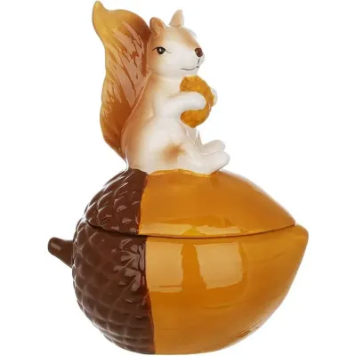 Емкость с крышкой BonaDi Squirrel with nut для сыпучих продуктов 600 мл Разноцветный DP232117