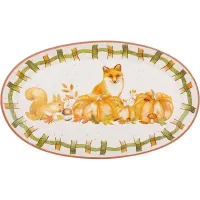 Блюда овальные набор BonaDi Fox in the clearing 32х19 см Разноцветный 2 шт DP232129 Блюда овальные набор BonaDi Fox in the clearing 32х19 см Разноцветный 2 шт DP232129