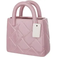 Ваза BonaDi Handbag 16х7х18 см Пудровий DP232133