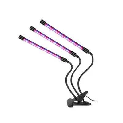 Фітолампа для домашніх рослин Supretto LED Supretto 30 Вт Чорний (2104618334)