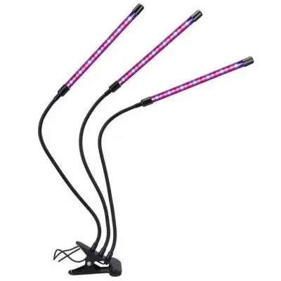 Фітолампа для домашніх рослин Supretto LED Supretto 30 Вт Чорний (2104618334)