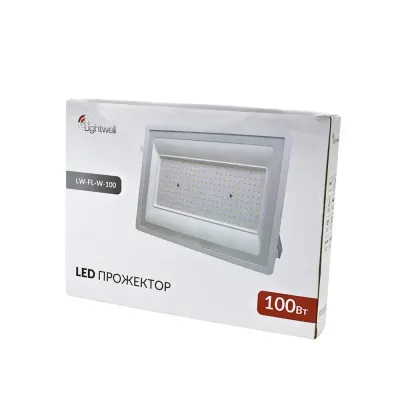 Прожектор светодиодный Lightwell LW-FL-W-100 100 W 295918 Прожектор светодиодный Lightwell LW-FL-W-100 100 W 295918
