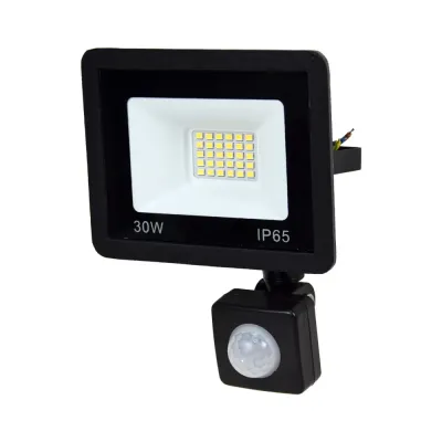 Прожектор світлодіодний з датчиком руху Lightwell LW-FL-B-30-S 30 W 301048