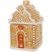Емкость с крышкой BonaDi Gingerbread house для сыпучих продуктов 1250 мл Разноцветный DP232352