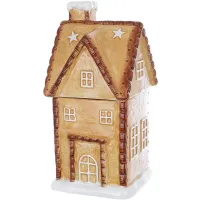 Ємність із кришкою BonaDi Gingerbread house для сипучих продуктів 1000 мл Різнокольоровий DP232353