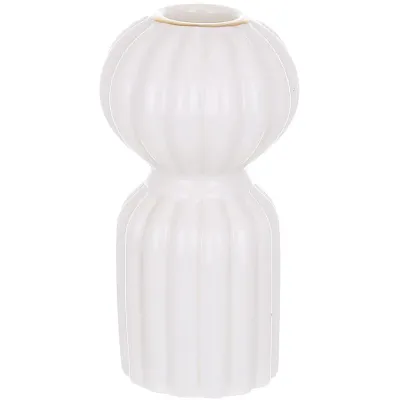 Набор декоративных подсвечников BonaDi White Candle 6.5х12 см 4 шт Белый (DP232404)