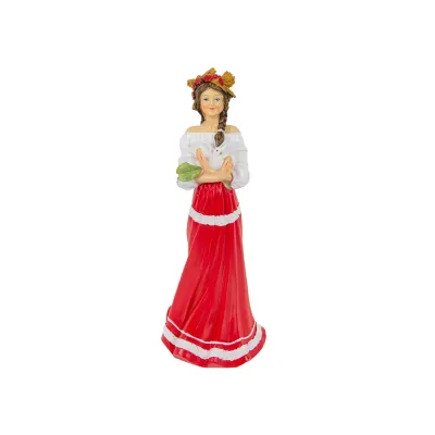 Статуетка Lefard Lady with a dove 26 см Червоний (232938)