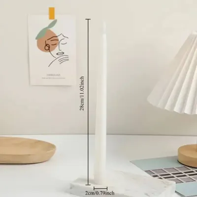 Светлодиодная свечка на батарейках Leeseph LED 27 см Белый