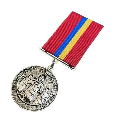 Знак отличия Незламному захиснику України Collection с удостоверением 32 мм (hub_akzzkf)