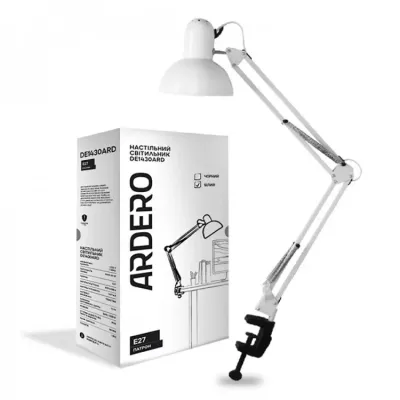 Лампа настольная Ardero DE1430ARD E27 White
