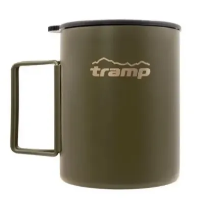 Термокухоль зі складаними ручками та напувалкою Tramp UTRC-142 500 мл olive