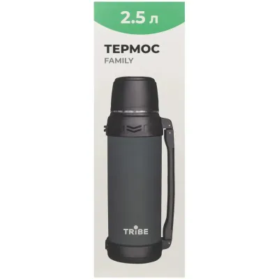 Термос Tribe Family line T-DG-0002 2.5 л Olive-Black Термос Tribe Family line T-DG-0002 2.5 л Olive-Black