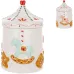 Ємність з кришкою BonaDi Gingerbread carousel для сипучих продуктів 1500 мл Різнокольоровий DP233124