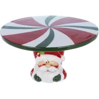 Новогоднее блюдо на ножке BonaDi Santa 23х12 см Разноцветный DP233128
