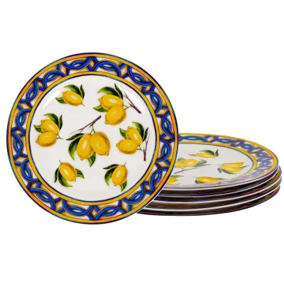 Тарілки Lefard Juicy lemons набір 19 см Різнокольоровий 6 шт AL233210