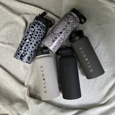 Спортивна термопляшка Vitality The Element Bottle 1 л Dark grey Спортивна термопляшка Vitality The Element Bottle 1 л Dark grey