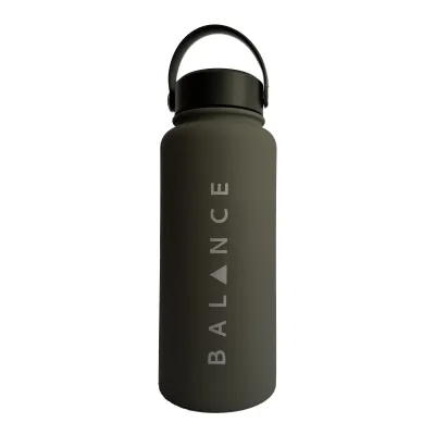 Спортивна термопляшка Vitality The Element Bottle 1 л Dark grey Спортивна термопляшка Vitality The Element Bottle 1 л Dark grey
