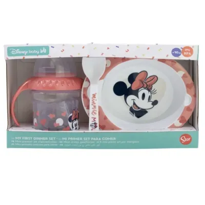 Детский набор Stor Minnie Mouse 3 предмета (10707) Детский набор Stor Minnie Mouse 3 предмета (10707)