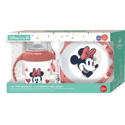 Детский набор Stor Minnie Mouse 3 предмета (10707) Детский набор Stor Minnie Mouse 3 предмета (10707)