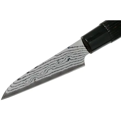 Кухонный нож для чистки овощей Tojiro Shippu 90 мм Black (FD-1591)