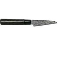 Кухонный нож для чистки овощей Tojiro Shippu 90 мм Black (FD-1591) Кухонный нож для чистки овощей Tojiro Shippu 90 мм Black (FD-1591)