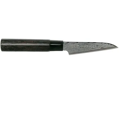 Кухонный нож для чистки овощей Tojiro Shippu 90 мм Black (FD-1591)