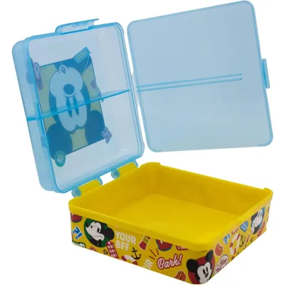Ланч-бокс квадратний Stor Mickey Mouse 14,1x13,5x6 см (74393) Ланч-бокс квадратний Stor Mickey Mouse 14,1x13,5x6 см (74393)