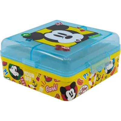Ланч-бокс квадратний Stor Mickey Mouse 14,1x13,5x6 см (74393)