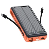 Зарядное устройство на солнечных батареях No Brand Powerbank 20000 mAh с фонариком (2431313731) Зарядное устройство на солнечных батареях No Brand Powerbank 20000 mAh с фонариком (2431313731)