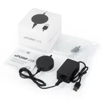 Компресор для акваріумів Collar Aqualighter aPUMP USB 5V безшумний до 100 л Чорний (15278)