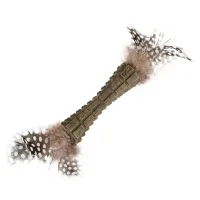 Іграшка для котів Collar GiGwi Johnny stick Спресована котяча м'ята з пір'ям 8 см Різнокольоровий (15403)