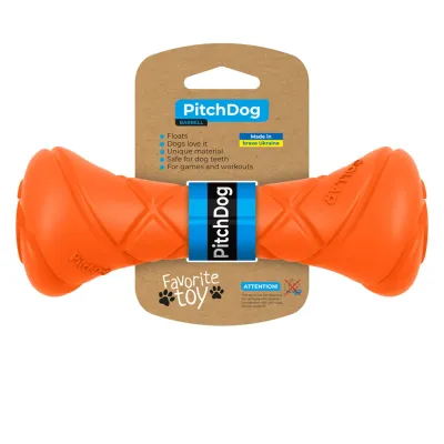 Ігрова гантель для апортування Collar PitchDog 19 см Оранжевий (15359)