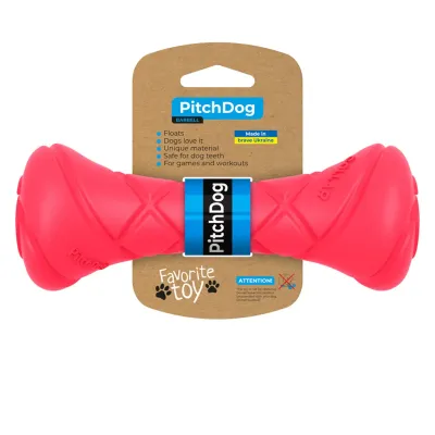 Ігрова гантель для апортування Collar PitchDog 19 см Рожевий (15360)