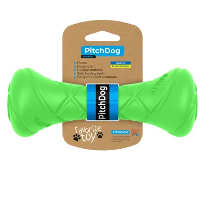 Ігрова гантель для апортування Collar PitchDog 19 см Салатовий (15361)