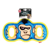 Игрушка для больших собак Collar GiGwi MIGHTY CHALLENGE Горилла с пищалкой текстиль L 34 см Разноцветный (15369)