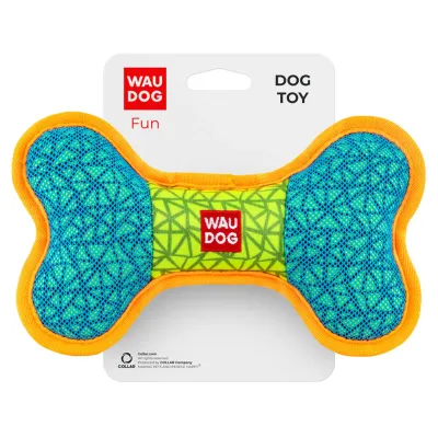 Игрушка для собак Collar WAUDOG Fun Кость 20х12 см Разноцветный (Collar62082) (15451)
