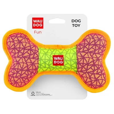 Игрушка для собак Collar WAUDOG Fun Кость 20х12 см Разноцветный (Collar62087) (15452)