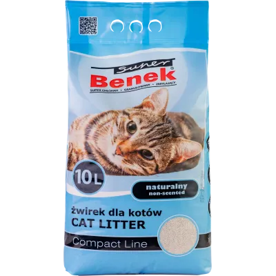 Наполнитель бентонитовый для кошачьих туалетов Super Benek Компакт 10 л (7010142) Наполнитель бентонитовый для кошачьих туалетов Super Benek Компакт 10 л (7010142)