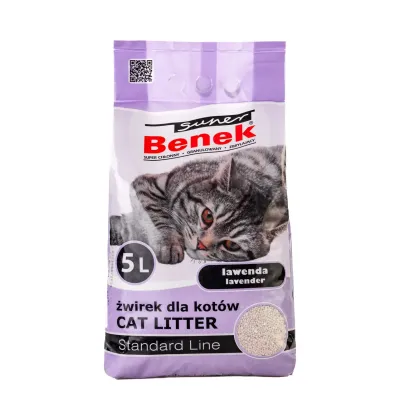 Наполнитель бентонитовый для кошачьих туалетов Super Benek Лаванда 5 л (7010074) Наполнитель бентонитовый для кошачьих туалетов Super Benek Лаванда 5 л (7010074)