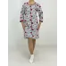 Халат женский на молнии Triko Love 60-62 Разноцветный (80024090-5)
