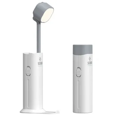 Настольная лампа No Brand Sobi FlashLight Lamp D16 5000mAh Белый (2104618390)