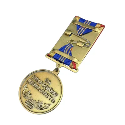 Медаль з посвідченням Collection За благодійну діяльність 32 мм (hub_vabpji) Медаль з посвідченням Collection За благодійну діяльність 32 мм (hub_vabpji)
